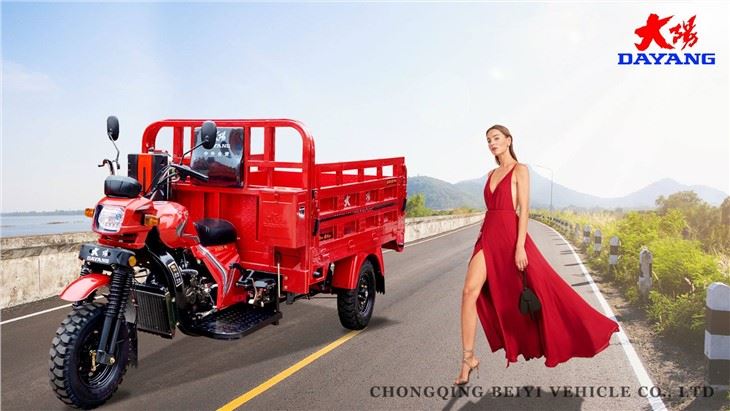 200cc Motorized Tricycle With Cargo Box CCC